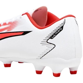 Puma Ultra Play FG/AG M 107423 01 zapatos de fútbol blanco 4