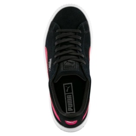 Puma Suede Plataforma Snk Jr 363906 01 zapatos negro 4