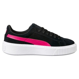 Puma Suede Plataforma Snk Jr 363906 01 zapatos negro 8