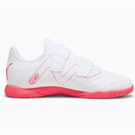 Puma Future Play It V Jr 107395-01 zapatos de fútbol blanco blanco 3