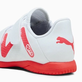 Puma Future Play It V Jr 107395-01 zapatos de fútbol blanco blanco 4