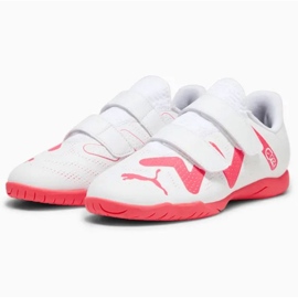 Puma Future Play It V Jr 107395-01 zapatos de fútbol blanco blanco 9