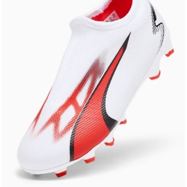 Puma Ultra Match Ll FG/AG Jr 107514-01 zapatos de fútbol blanco blanco 5