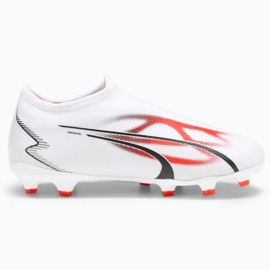 Puma Ultra Match Ll FG/AG Jr 107514-01 zapatos de fútbol blanco blanco 7