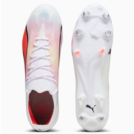 Puma Ultra Ultimate MxSG M 107504-01 zapatos de fútbol blanco blanco 4