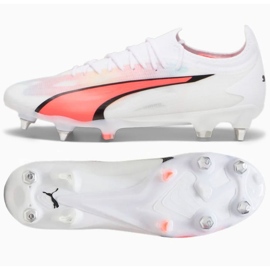 Puma Ultra Ultimate MxSG M 107504-01 zapatos de fútbol blanco blanco 6