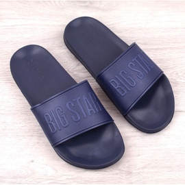 Big Star M INT1906B Chanclas de piscina de espuma azul marino 5