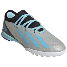 Botas de fútbol Adidas X Crazyfast Messi.3 Tf Jr IE4073 gris sombras de grey 3