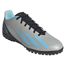 Botas de fútbol Adidas X Crazyfast Messi.4 Tf M IE4069 gris sombras de grey 3