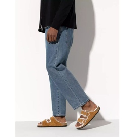 Chanclas Birkenstock Arizona Shearling Mink W 1001135 marrón 6