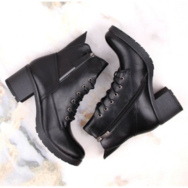 Potocki W WOL177A Botines de tacón y plataforma, negro 6