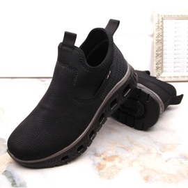 Rieker W RKR616 botines cómodos sin cordones, negro 6