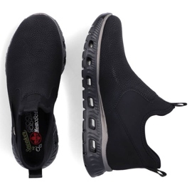 Rieker W RKR616 botines cómodos sin cordones, negro 10