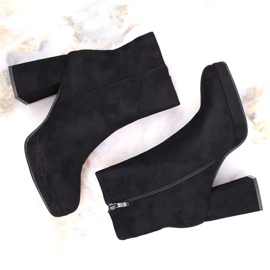 Botines de ante Jezzi W JEZ411A, negro 5