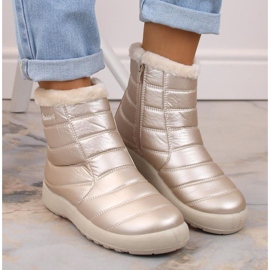 Botas de nieve impermeables de charol News W EVE181E beige 5