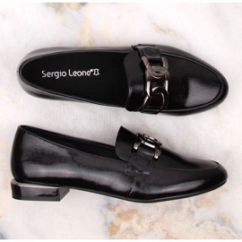 Zapatos planos Sergio Leone W SK422A negro 6