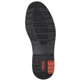 Botas cómodas de piel con aislamiento de lana Rieker M RKR625 marrón 10