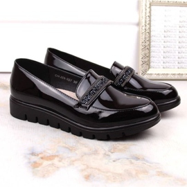 Zapatos cómodos sin cordones de charol T.Sokolski W SCA62, negro 7