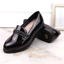 Zapatos cómodos sin cordones de charol T.Sokolski W SCA62, negro 8