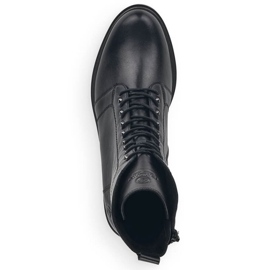 Rieker Botas de piel cómodas y aislantes Remonte W RKR630, negro 10