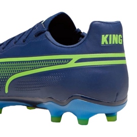 Zapatillas de fútbol Puma King Pro FG/AG 107566 02 azul 4