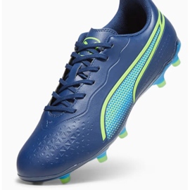 Zapatillas de fútbol Puma King Match FG/AG 107570-02 azul 3