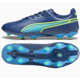 Zapatillas de fútbol Puma King Match FG/AG 107570-02 azul 4