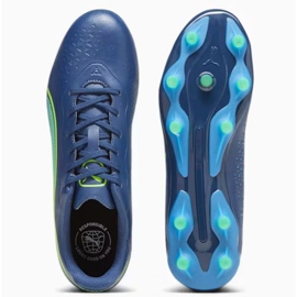 Zapatillas de fútbol Puma King Match FG/AG 107570-02 azul 6