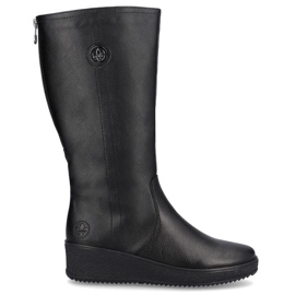 Botas impermeables de piel con aislamiento de lana de oveja Rieker W RKR237B negro 14