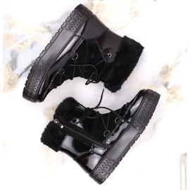 Filippo W PAW475A Botas con plataforma de piel con aislamiento, negro 7