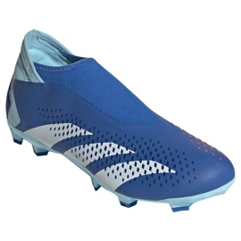 Botas de fútbol adidas Predator Accuracy.3 Ll Fg GZ0019 azul 4