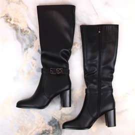 Botas de tacón alto con aislamiento Sergio Leone W SK427A, negro 5