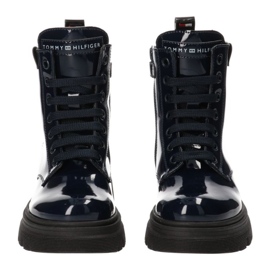 Tommy Hilfiger Botín con cordones Azul Mujer T4A5-33040-0775800-800 negro 3