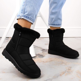 Botas de nieve aislantes con pelo Potocki W WOL197, negro 6