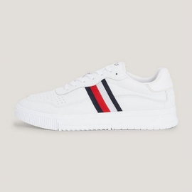 Tommy Hilfiger Zapatillas Supercup Lealther Stripes M FM0FM04824YBS blanco 5