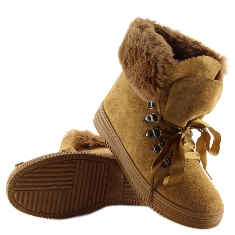 Botas de nieve de camel GF-179 camel amarillo multicolor 1