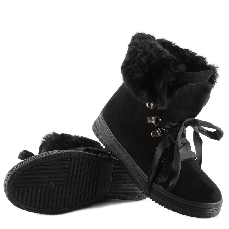 Botas de nieve negras de GF-179 negro 1