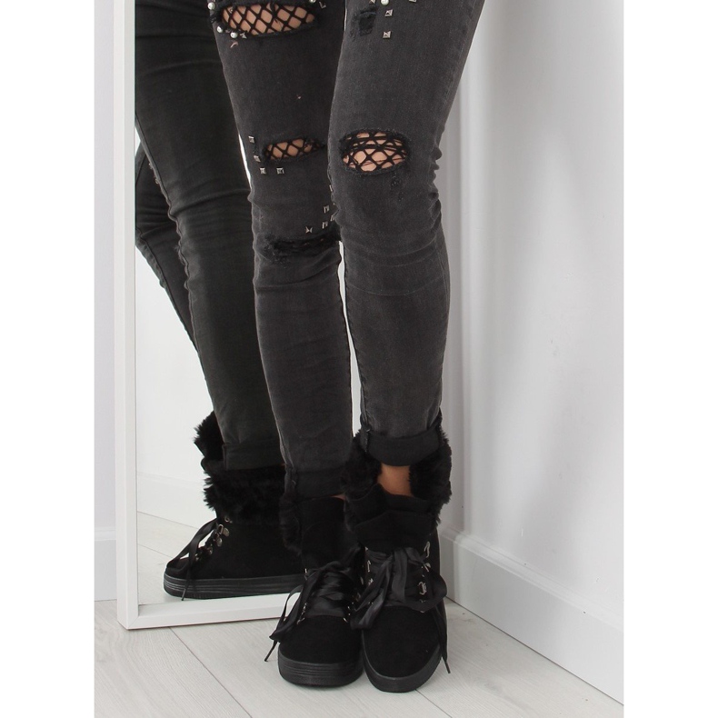 Botas de nieve negras de GF-179 negro 2