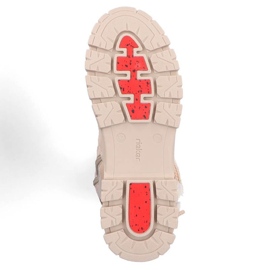 Botas de nieve altas impermeables Rieker W RKR640 beige 10