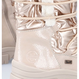 Botas de nieve altas impermeables Rieker W RKR640 beige 14