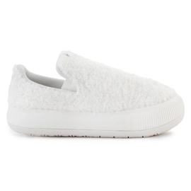 Puma Suede Mayu Slip-on Teddy W Zapatos 384887 02 blanco 10