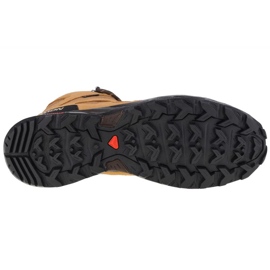 Zapatillas Salomon X Ward Leather Mid Gtx M 471818 marrón 3