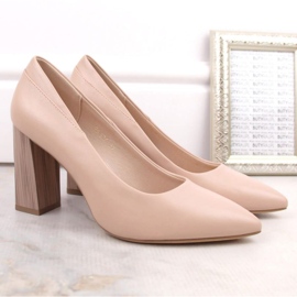 Salón stiletto Sergio Leone W PB217 SK404B beige 3