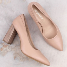Salón stiletto Sergio Leone W PB217 SK404B beige 4