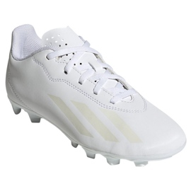 Zapatillas Adidas X CRAZYFAST.4 FxG Jr IE1589 blanco 3