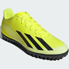 Zapatillas Adidas X Crazyfast Club Tf M IF0723 amarillo 3