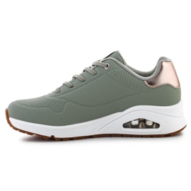 Zapatos Skechers Uno Shimmer Away W 155196 SAGE verde 8