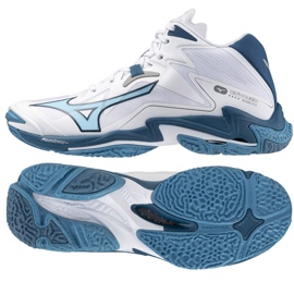 Zapatillas voleibol Mizuno Wave Lightning Z8 Mid M V1GA240521 blanco 4