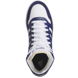 Zapatillas Adidas Hoops 3.0 Mid M IG1432 blanco 4