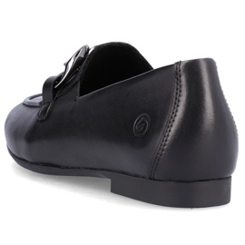 Rieker Zapatos cómodos de piel con cadena Remonte W RKR645, negro 13